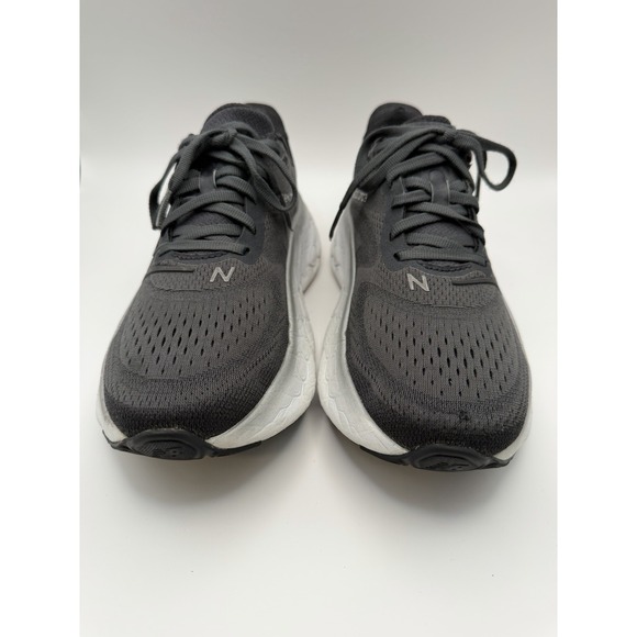 Size 8 - New Balance Fresh Foam X More v4 Black Phantom Running Shoes main image 4